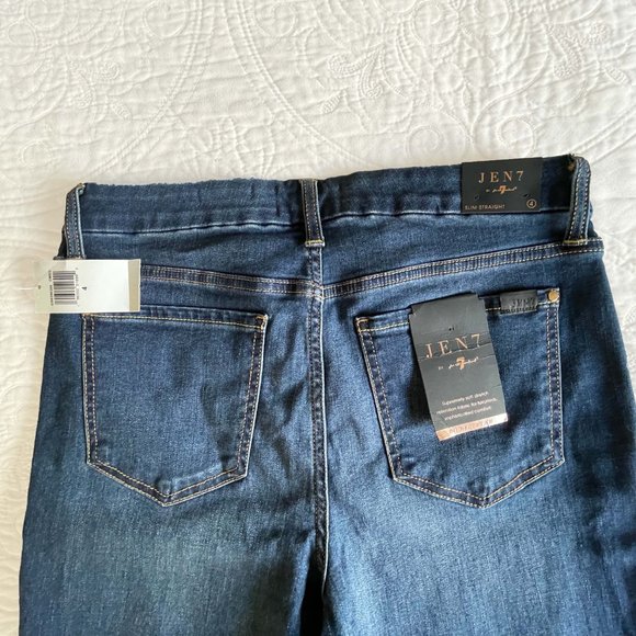 Jen7 By 7 For All Mankind Slim Straight Leg Jean NWT - Picture 5 of 6